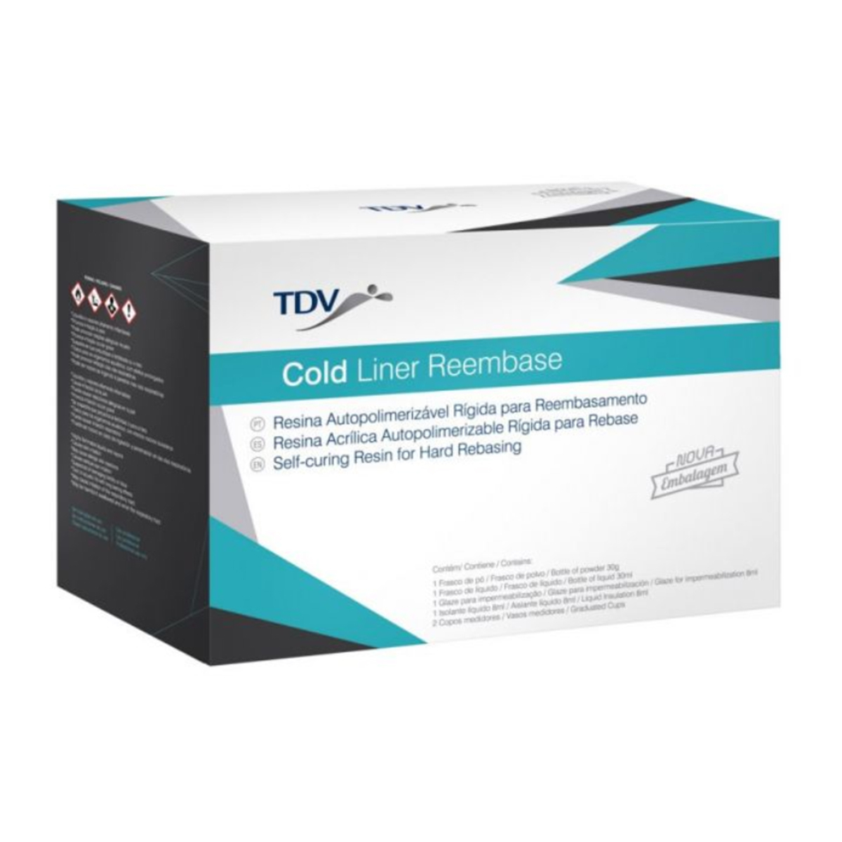 Kit resina cold liner reembasador TDV Incolor