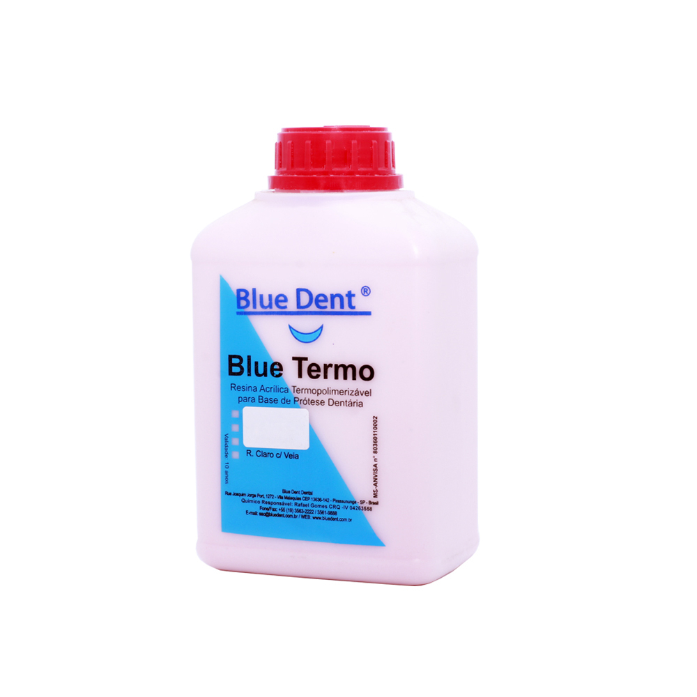 Resina acrílica termopolimerizável Blue Dent 1Kg