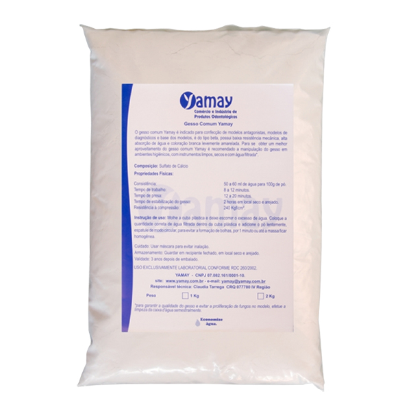 Gesso Comum Yamay 2kg