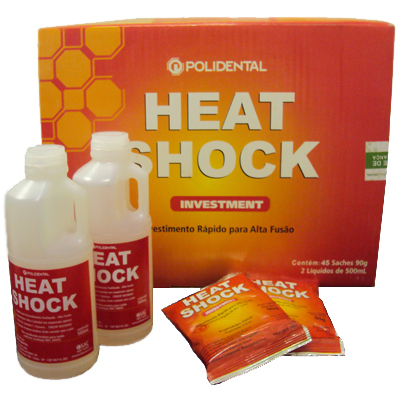 Revestimento Polidental Heat Shock - 4,05Kg pó + 1.000ml líquido
