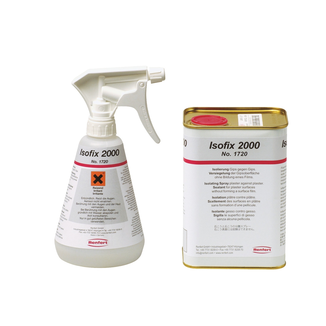 Isolante Isofix 2000 com Garrafa Spray 1L REF 1720-0000