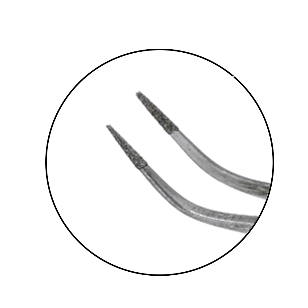 Pinça Curva Ponta de Diamante - Defama
