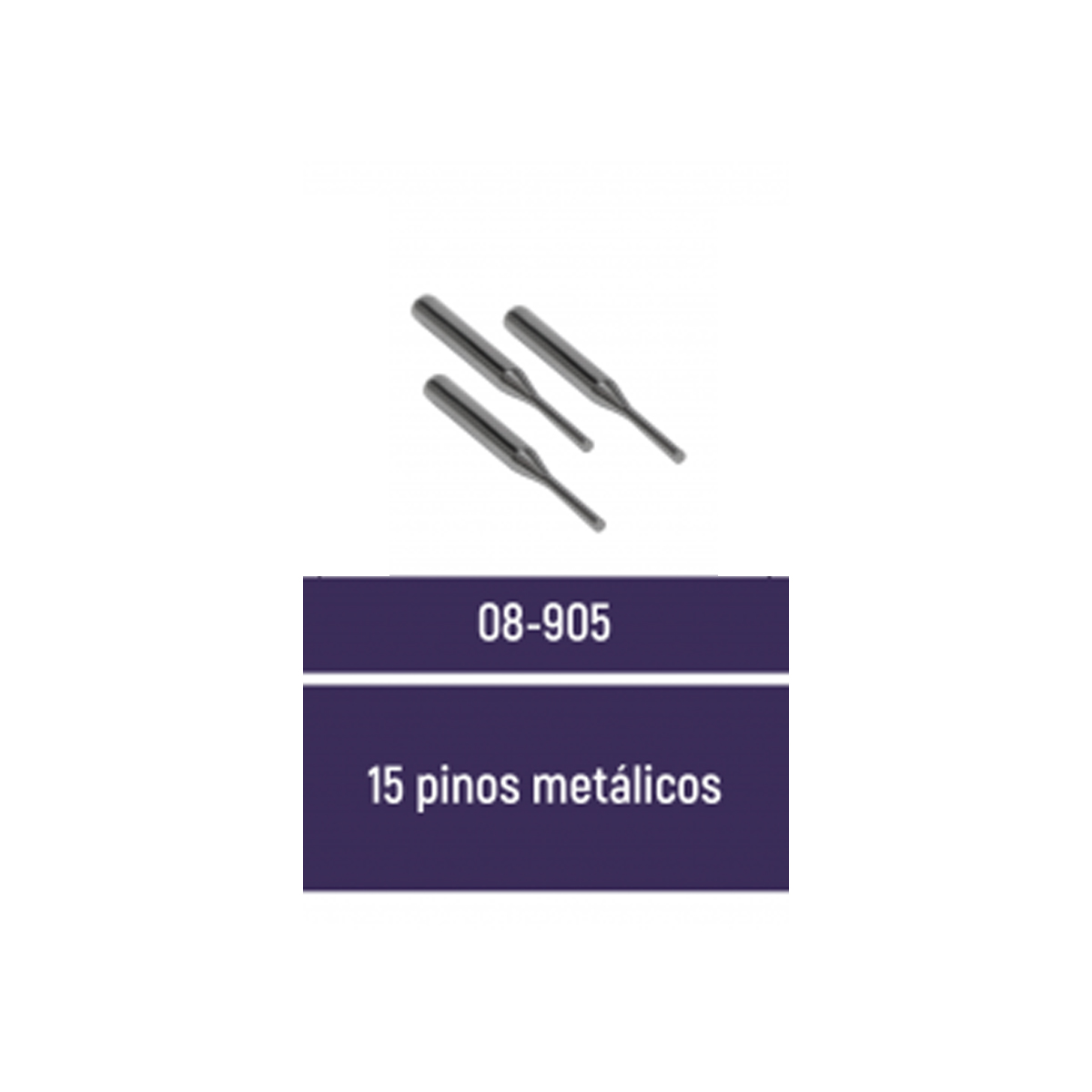 Pino para Refratário Metal Odontomega Ref 08-905- 15UNID
