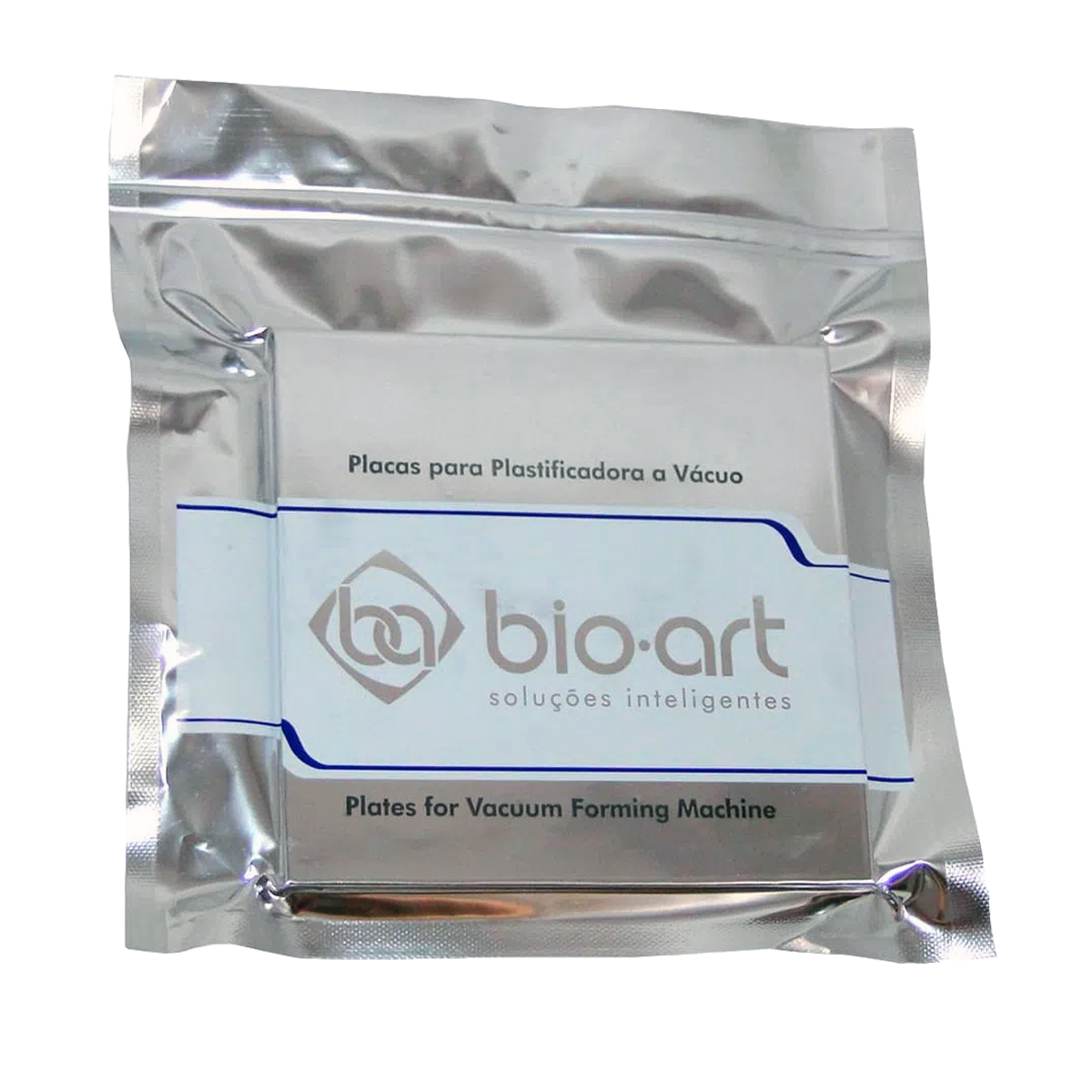 Placa Acetato Cristal Bioart 3,0mm QUADRADA -  Embalagem com 2 unidades