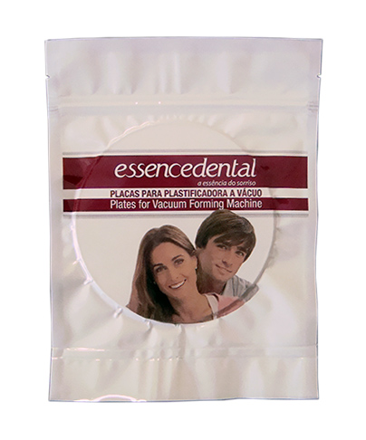 Placa Soft Essencedental (VH) 1mm Redonda - moldeira de clareamento - embalagem com 10 unidades