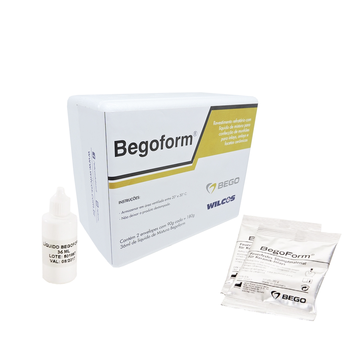 Revestimento Bego Begoform - 180g pó + 36ml líquido