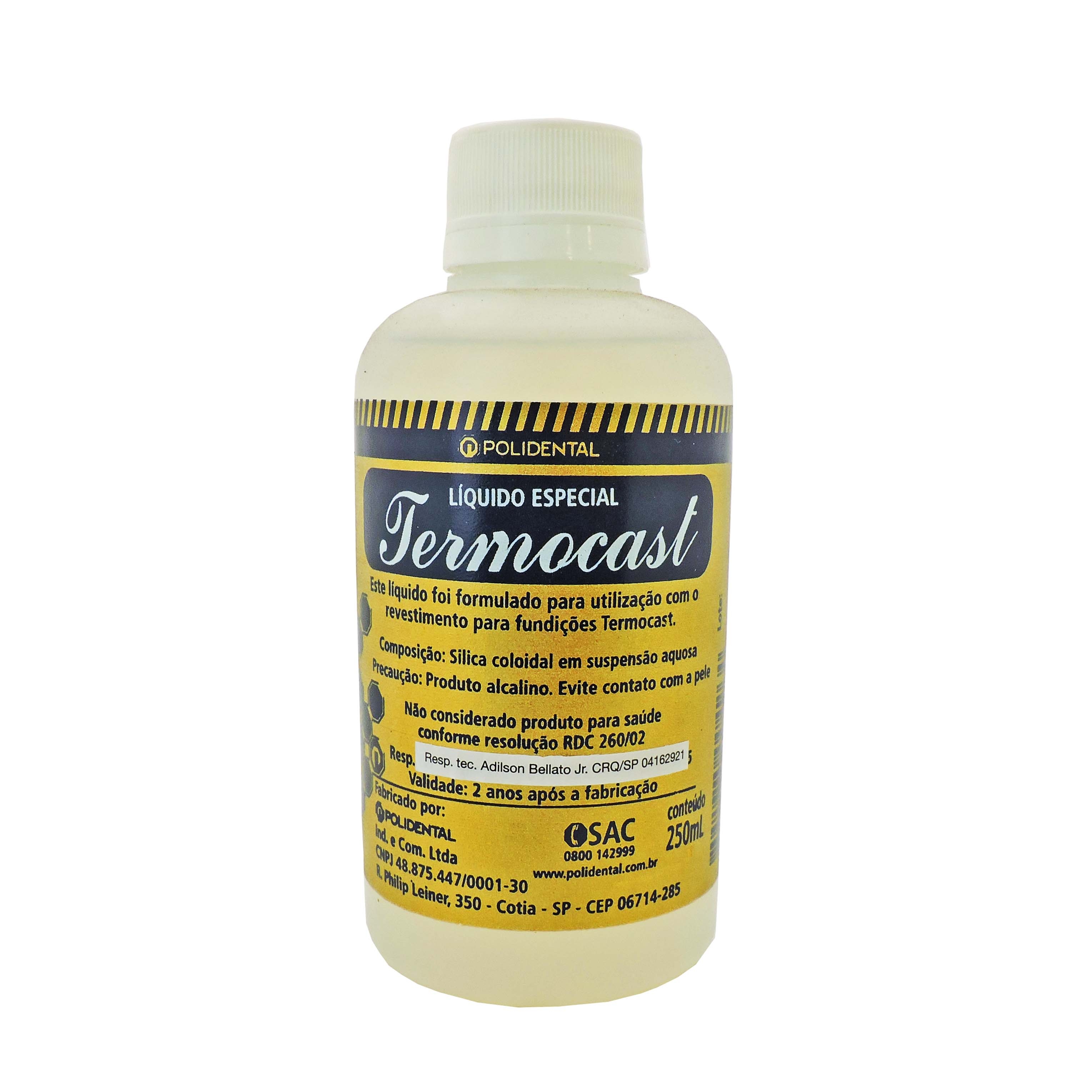 Revestimento Polidental Termocast - 250ml líquido